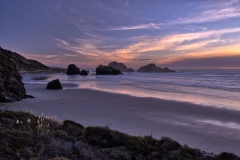 Blues and Purples Sunset At Meyers Creek